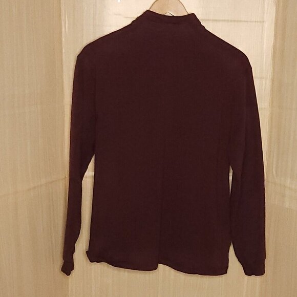 Ben Hogan Maroon Red Quarter Zip Golf Pullover Large - Picture 2 of 6
